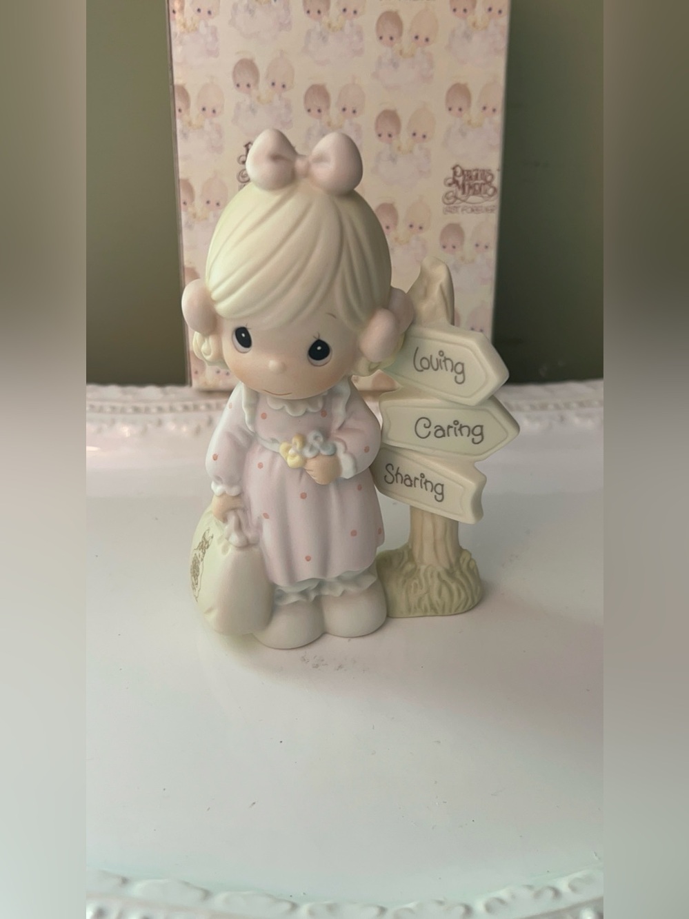 Precious Moments “Loving, Caring & Sharing Along the Way” figurine